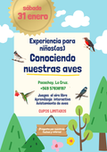 TALLER CONOCIENDO NUESTRAS AVES - SÁBADO 31 DE ENERO
